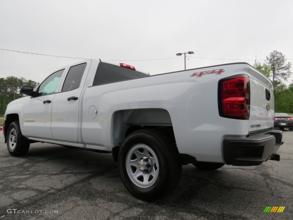 2014 Silverado 1500 WT Double Cab 4x4 - Summit White / Jet Black/Dark Ash photo #5