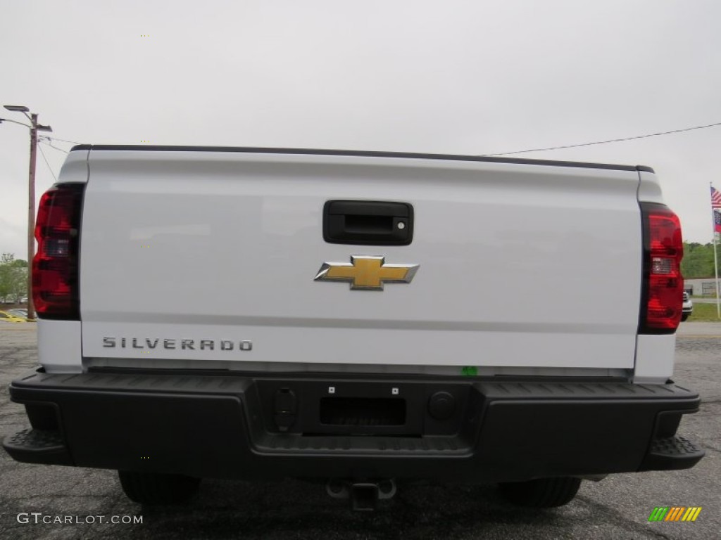 2014 Silverado 1500 WT Double Cab 4x4 - Summit White / Jet Black/Dark Ash photo #6