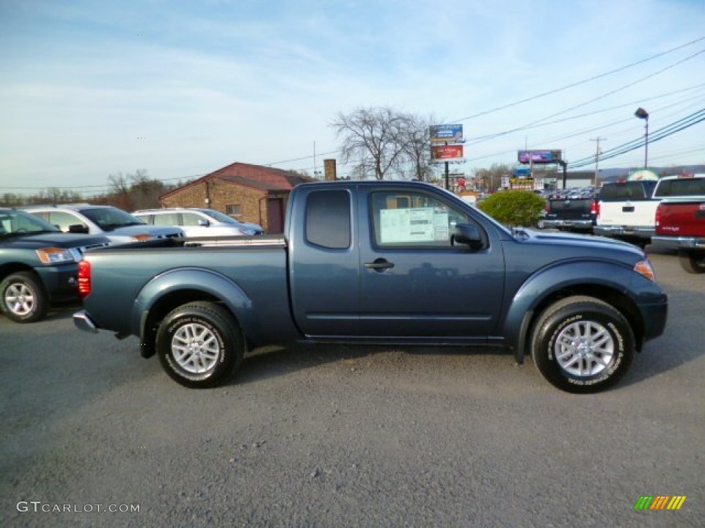 2014 Frontier SV King Cab 4x4 - Graphite Blue / Graphite photo #8