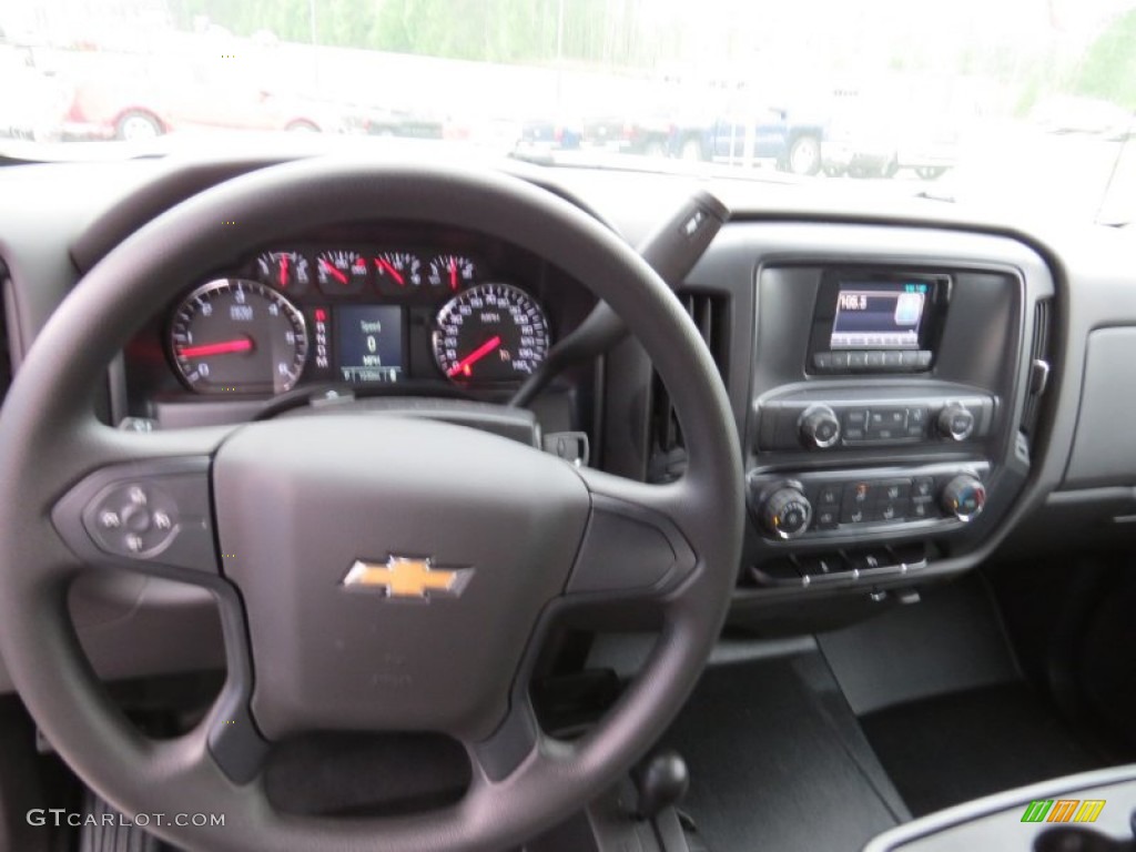 2014 Silverado 1500 WT Double Cab 4x4 - Summit White / Jet Black/Dark Ash photo #11