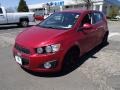 Crystal Red Tintcoat 2012 Chevrolet Sonic LTZ Hatch