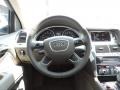 Cardamom Beige Steering Wheel Photo for 2014 Audi Q7 #92901353