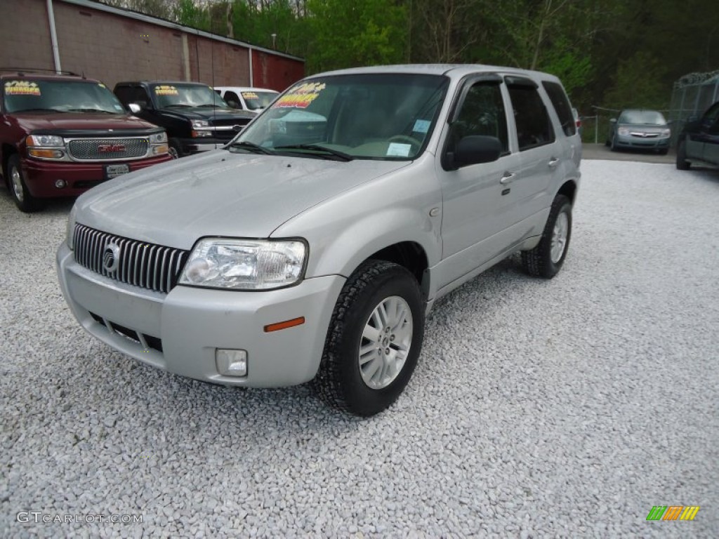 2007 Mariner Premier 4WD - Silver Metallic / Black/Light Parchment photo #1