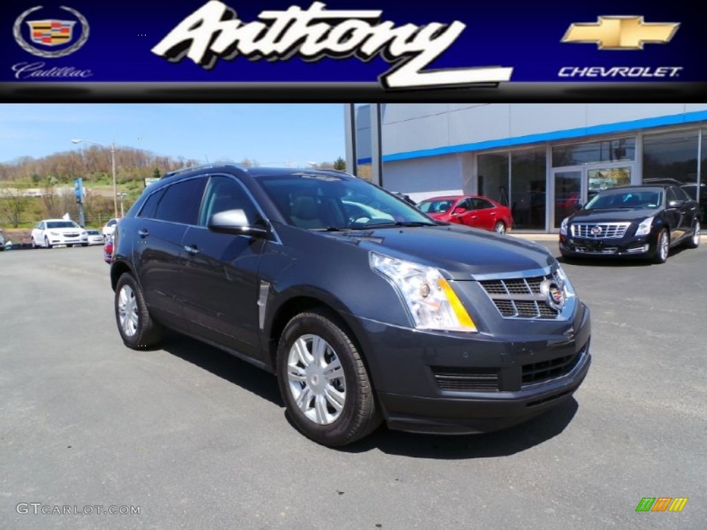 2012 SRX Luxury AWD - Gray Flannel Metallic / Titanium/Ebony photo #1