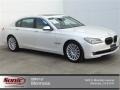 Mineral White Metallic 2010 BMW 7 Series 750Li Sedan