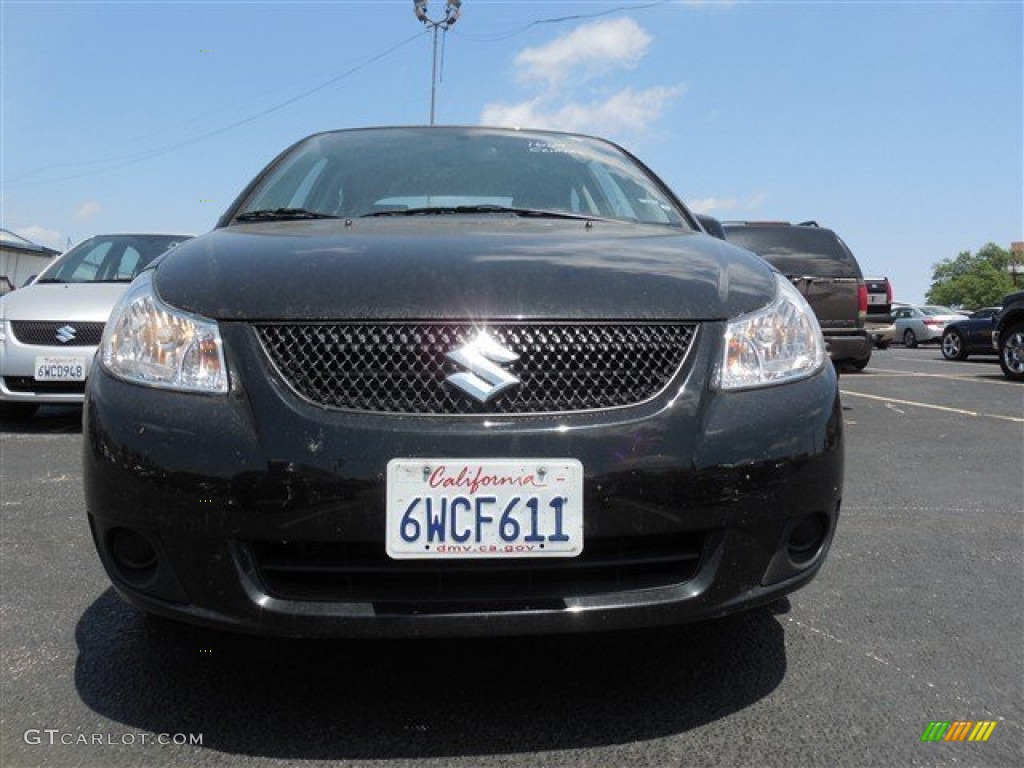 2013 SX4 Sedan LE Popular Package - Super Black Metallic / Black photo #3