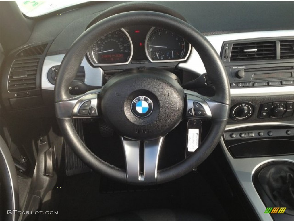 2006 Z4 3.0i Roadster - Titanium Silver Metallic / Black photo #25