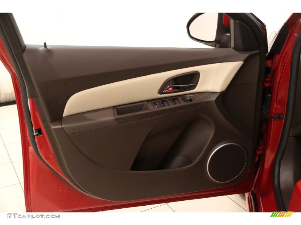 2012 Cruze LTZ - Crystal Red Metallic / Cocoa/Light Neutral photo #4