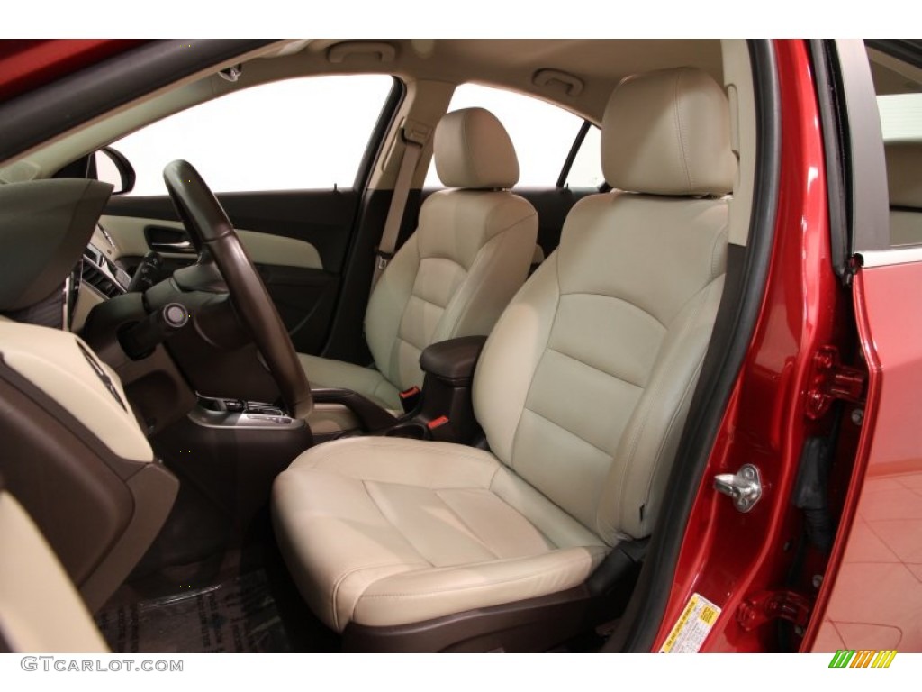 2012 Cruze LTZ - Crystal Red Metallic / Cocoa/Light Neutral photo #5