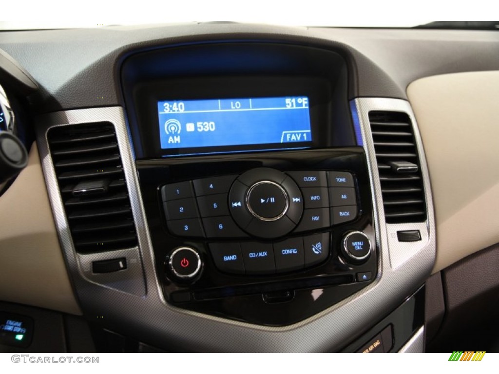 2012 Cruze LTZ - Crystal Red Metallic / Cocoa/Light Neutral photo #9