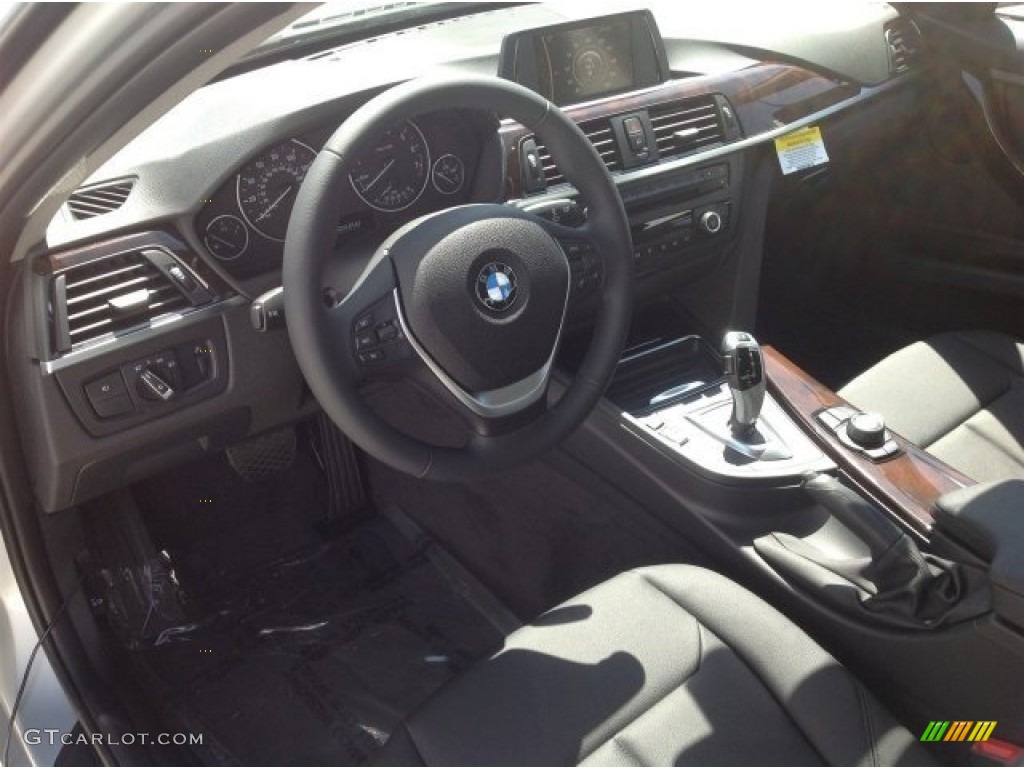 2014 3 Series 328i Sedan - Glacier Silver Metallic / Black photo #6