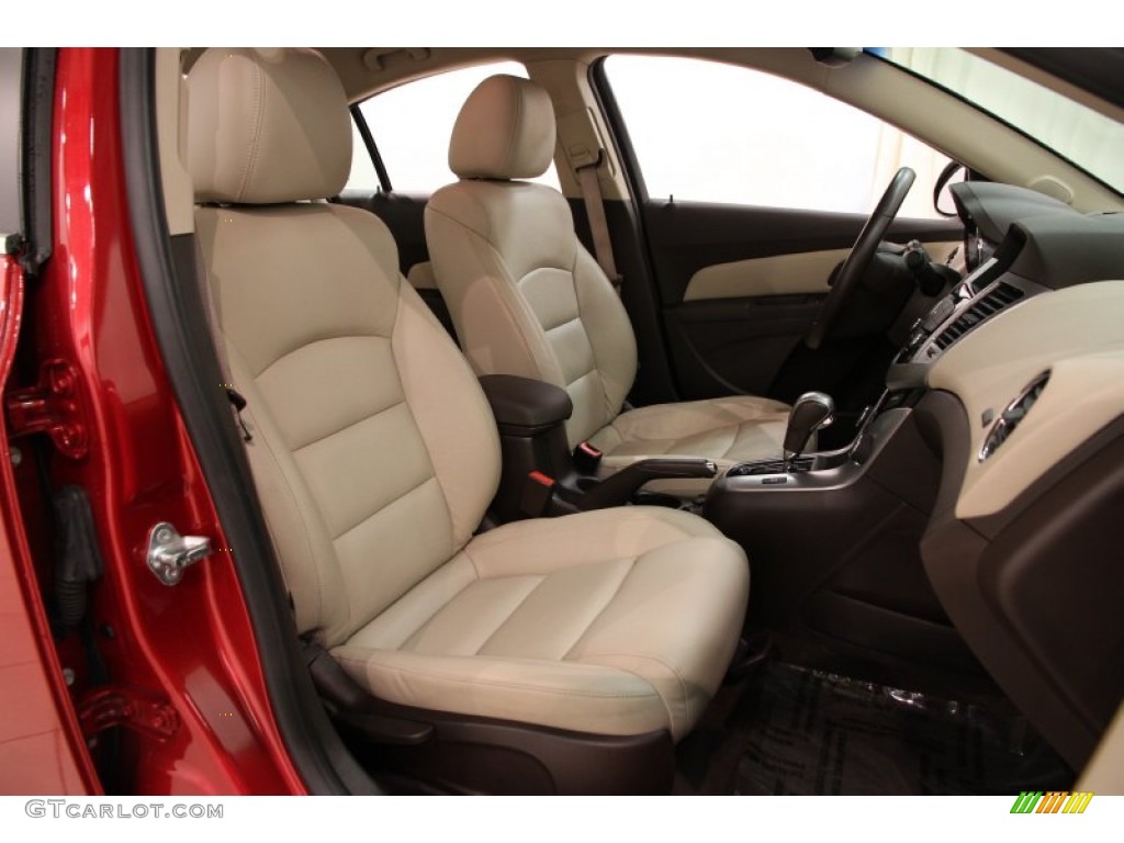 2012 Cruze LTZ - Crystal Red Metallic / Cocoa/Light Neutral photo #11
