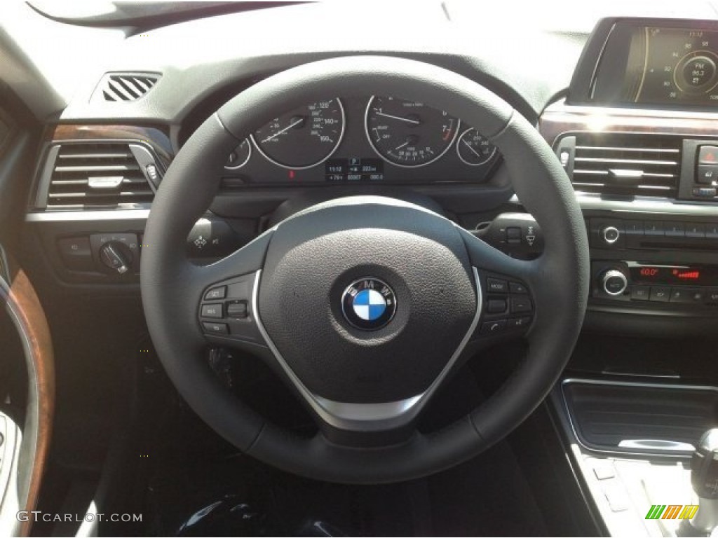 2014 3 Series 328i Sedan - Glacier Silver Metallic / Black photo #9
