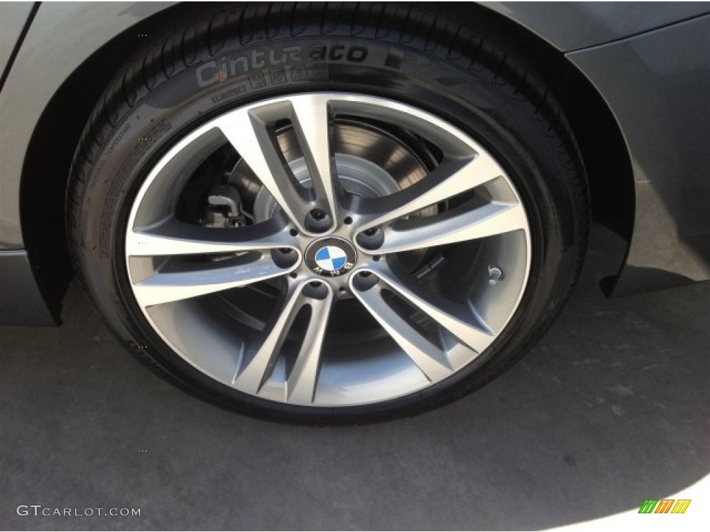 2014 3 Series 328i Sedan - Mineral Grey Metallic / Black photo #8