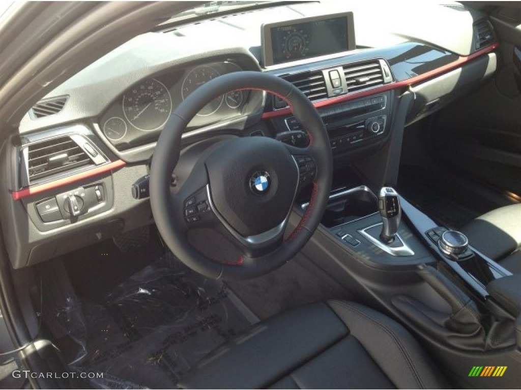 2014 3 Series 328i Sedan - Mineral Grey Metallic / Black photo #12