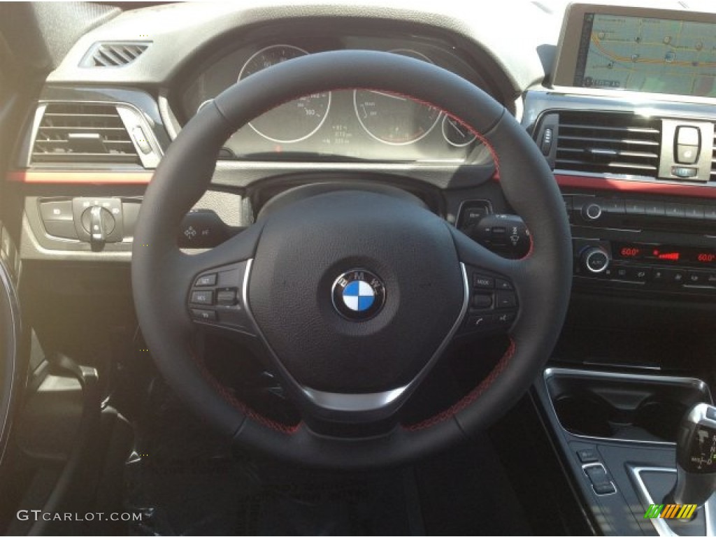 2014 3 Series 328i Sedan - Mineral Grey Metallic / Black photo #19