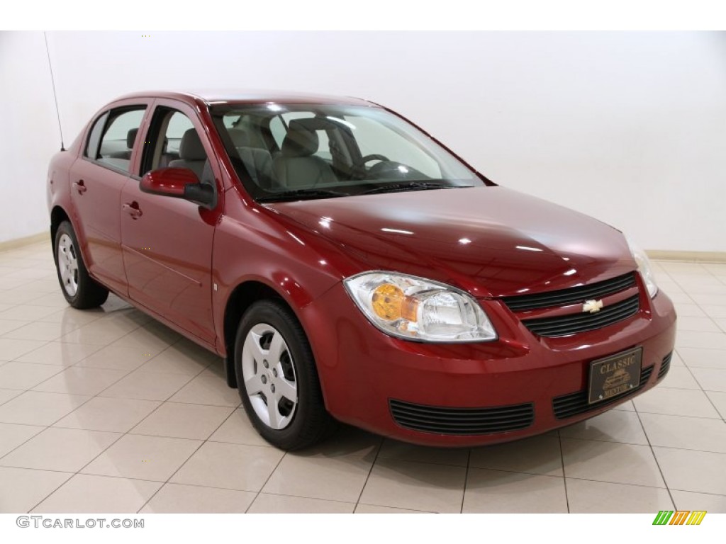 2007 Cobalt LT Sedan - Sport Red Tint Coat / Gray photo #1