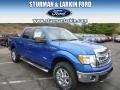 2014 Blue Flame Ford F150 XLT SuperCrew 4x4  photo #1