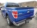 2014 Blue Flame Ford F150 XLT SuperCrew 4x4  photo #4