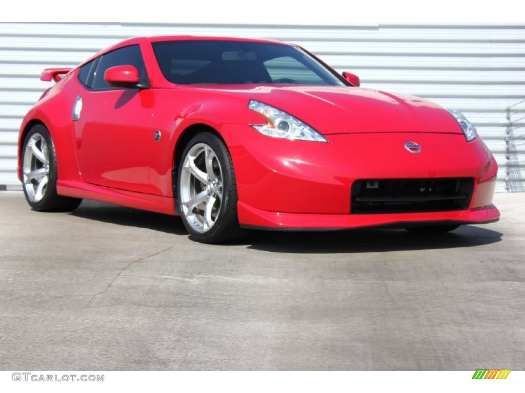 2012 370Z NISMO Coupe - Solid Red / NISMO Black/Red photo #1