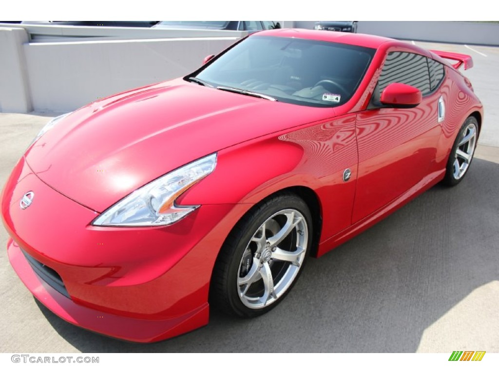 2012 370Z NISMO Coupe - Solid Red / NISMO Black/Red photo #3
