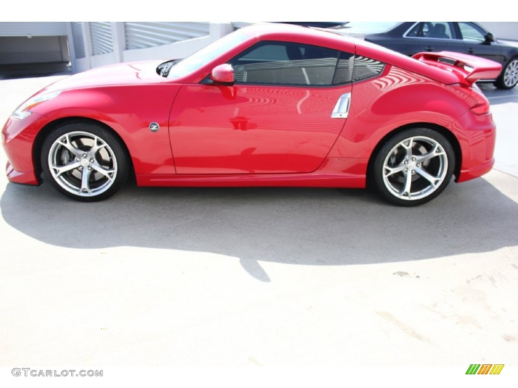 2012 370Z NISMO Coupe - Solid Red / NISMO Black/Red photo #6