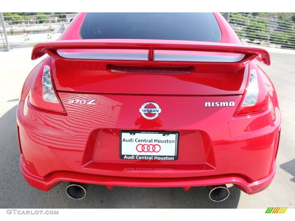 2012 370Z NISMO Coupe - Solid Red / NISMO Black/Red photo #8