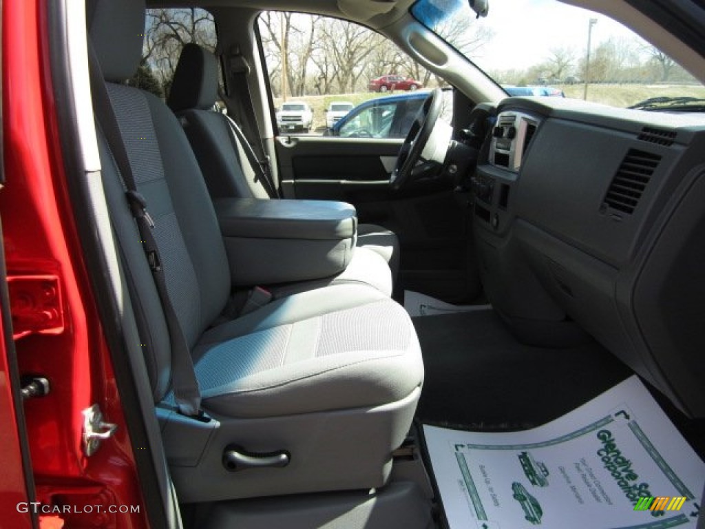 2007 Ram 1500 SLT Quad Cab 4x4 - Flame Red / Medium Slate Gray photo #11