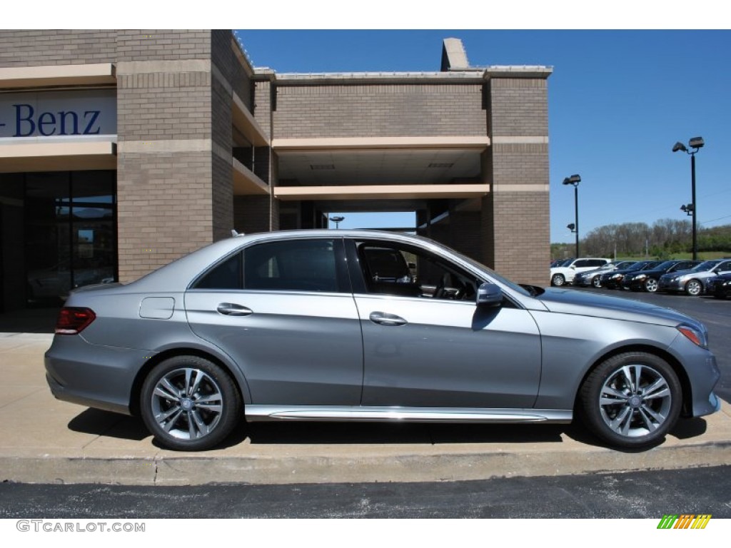 2014 E E250 BlueTEC 4Matic Sedan - Paladium Silver Metallic / Black photo #2