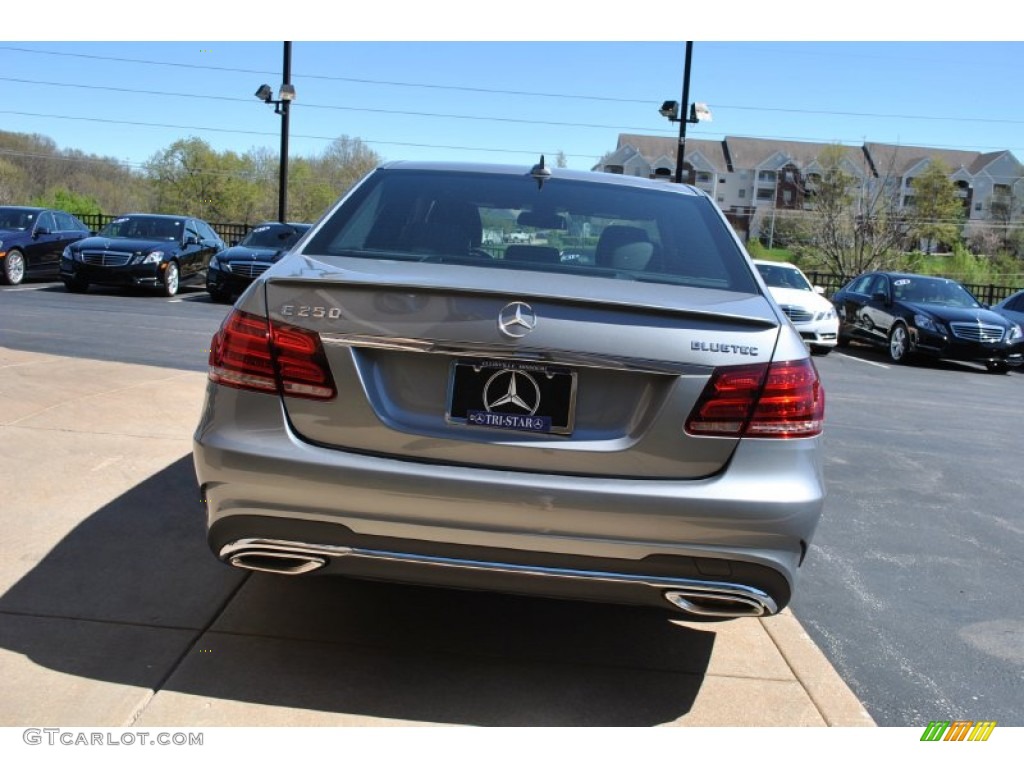 2014 E E250 BlueTEC 4Matic Sedan - Paladium Silver Metallic / Black photo #3