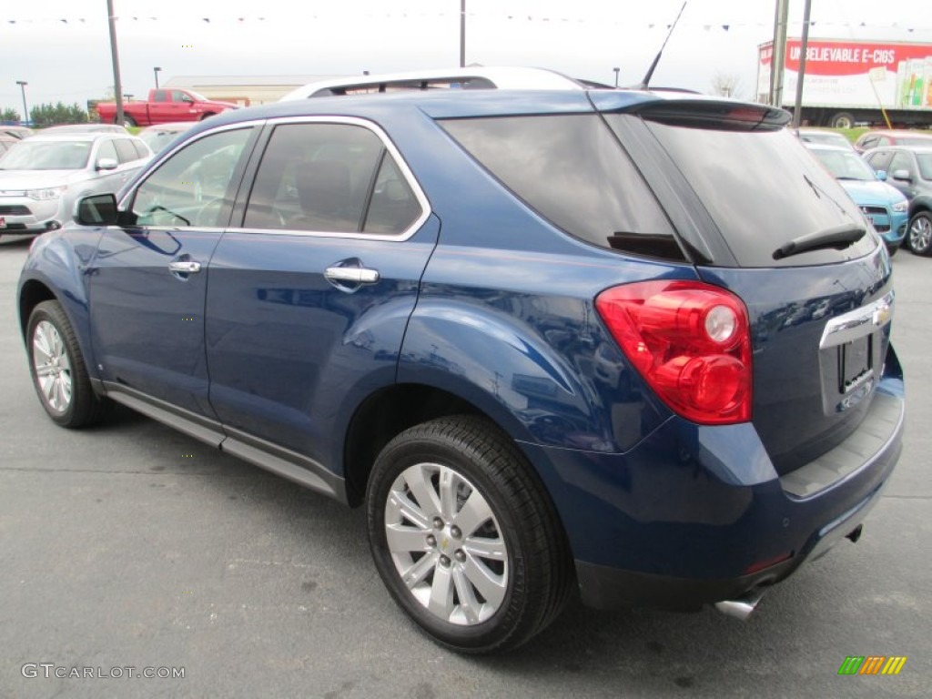 2010 Equinox LTZ - Navy Blue Metallic / Jet Black/Light Titanium photo #5