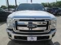 2015 White Platinum Ford F250 Super Duty Lariat Crew Cab 4x4  photo #9