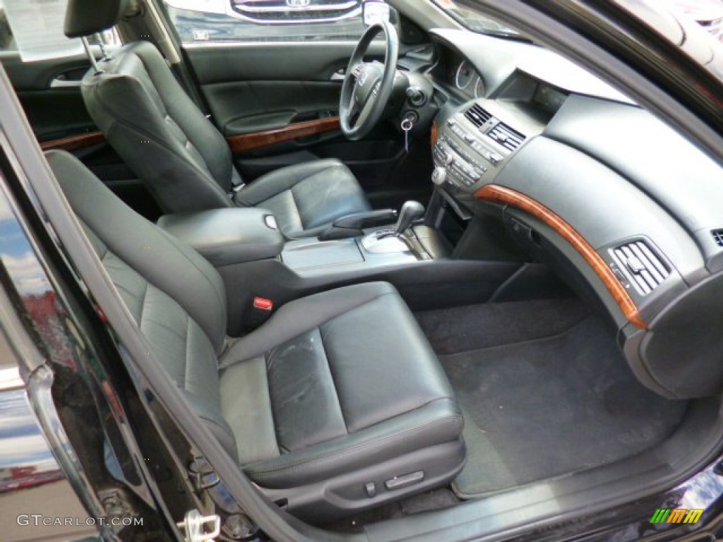 2011 Accord EX-L Sedan - Crystal Black Pearl / Black photo #9