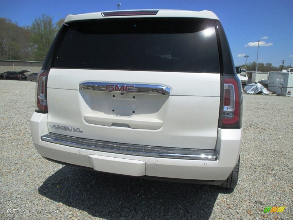 White Diamond Tricoat 2015 GMC Yukon XL Denali 4WD Exterior Photo #92918722