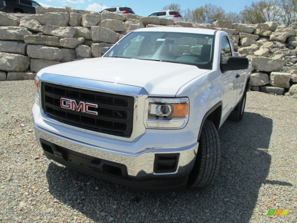 2014 Sierra 1500 Regular Cab - Summit White / Jet Black/Dark Ash photo #2