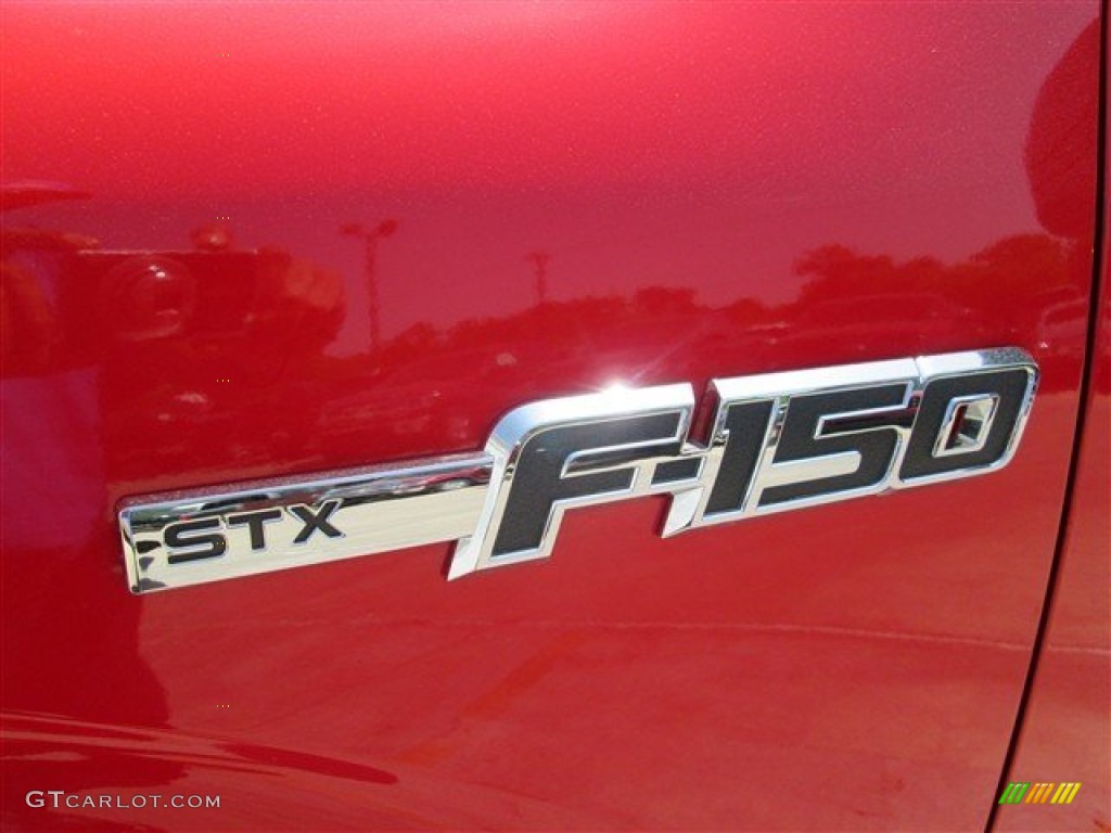 2014 F150 STX SuperCrew - Race Red / Steel Grey photo #3