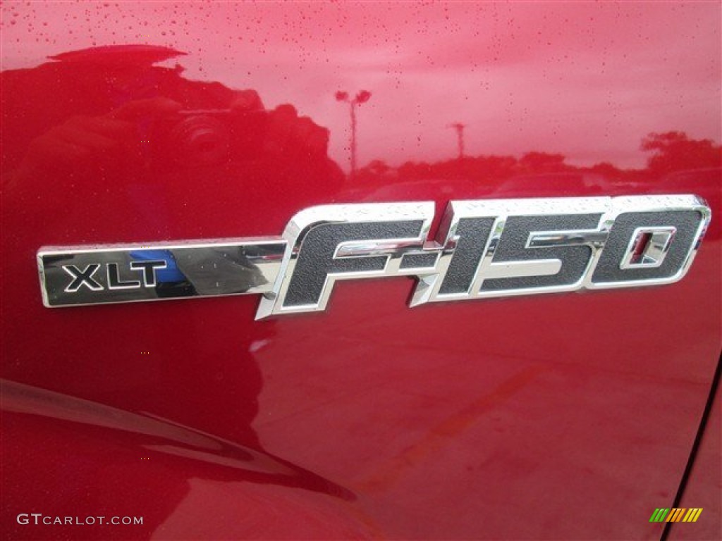 2014 F150 XLT SuperCrew - Ruby Red / Steel Grey photo #9