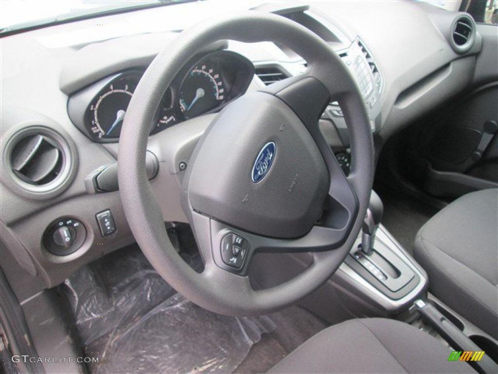 2014 Fiesta S Sedan - Tuxedo Black / Charcoal Black photo #9