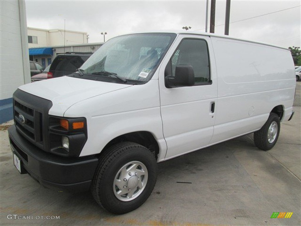 2014 E-Series Van E250 Cargo Van - Oxford White / Medium Flint photo #1