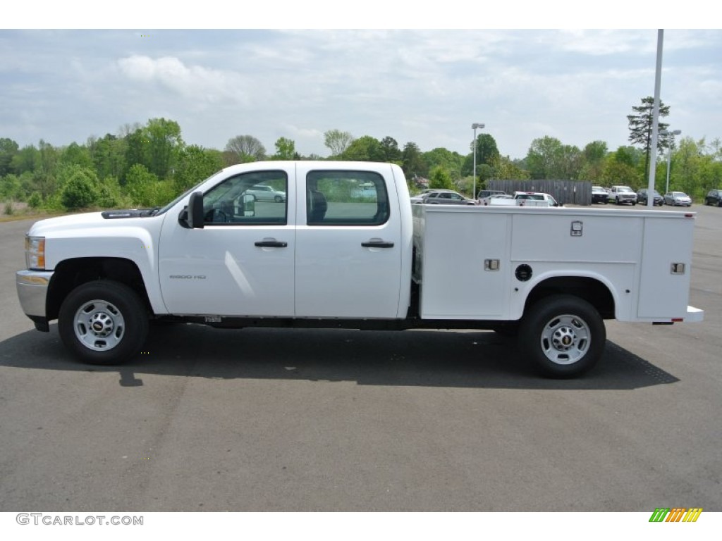 Summit White 2014 Chevrolet Silverado 2500HD WT Crew Cab 4x4 Exterior Photo #92921131