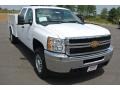 Summit White - Silverado 2500HD WT Crew Cab 4x4 Utility Truck Photo No. 1