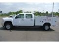 Summit White - Silverado 2500HD WT Crew Cab 4x4 Utility Truck Photo No. 3