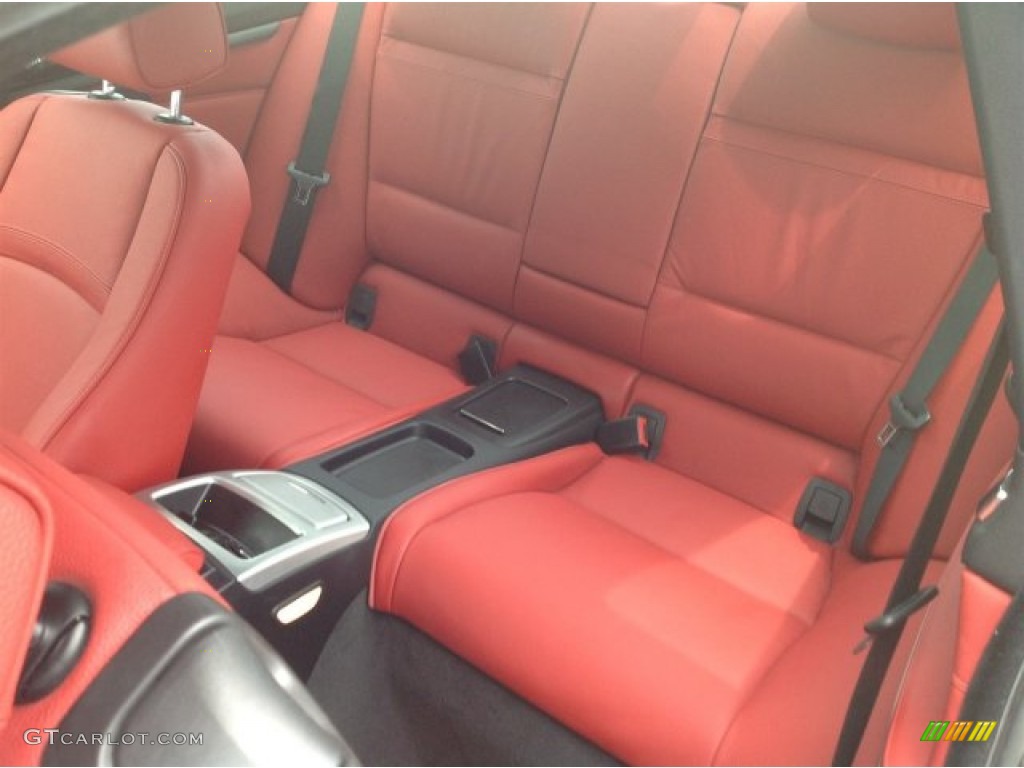 2011 3 Series 335i xDrive Coupe - Black Sapphire Metallic / Coral Red/Black Dakota Leather photo #14