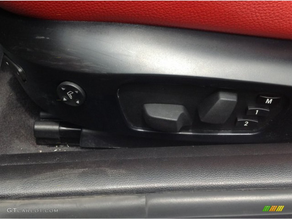 2011 3 Series 335i xDrive Coupe - Black Sapphire Metallic / Coral Red/Black Dakota Leather photo #15