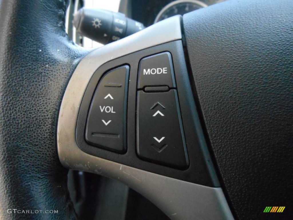 2009 Elantra Touring - Black Pearl / Black photo #17
