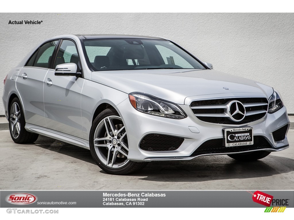 2014 E 350 Sport Sedan - Iridium Silver Metallic / Black photo #1