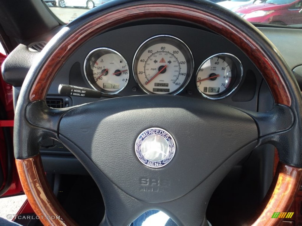 2003 SLK 320 Roadster - Magma Red / Charcoal photo #7