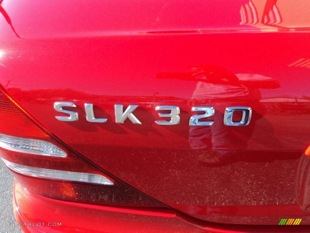 2003 SLK 320 Roadster - Magma Red / Charcoal photo #17