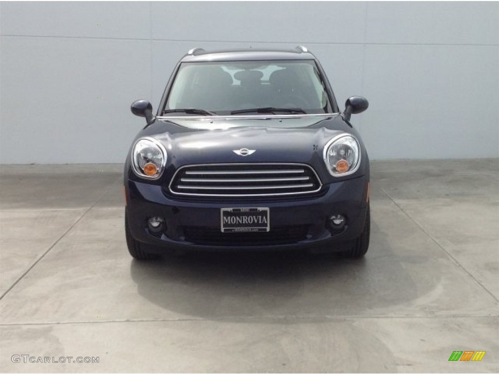 2014 Cooper Countryman - Cosmic Blue Metallic / Carbon Black photo #2