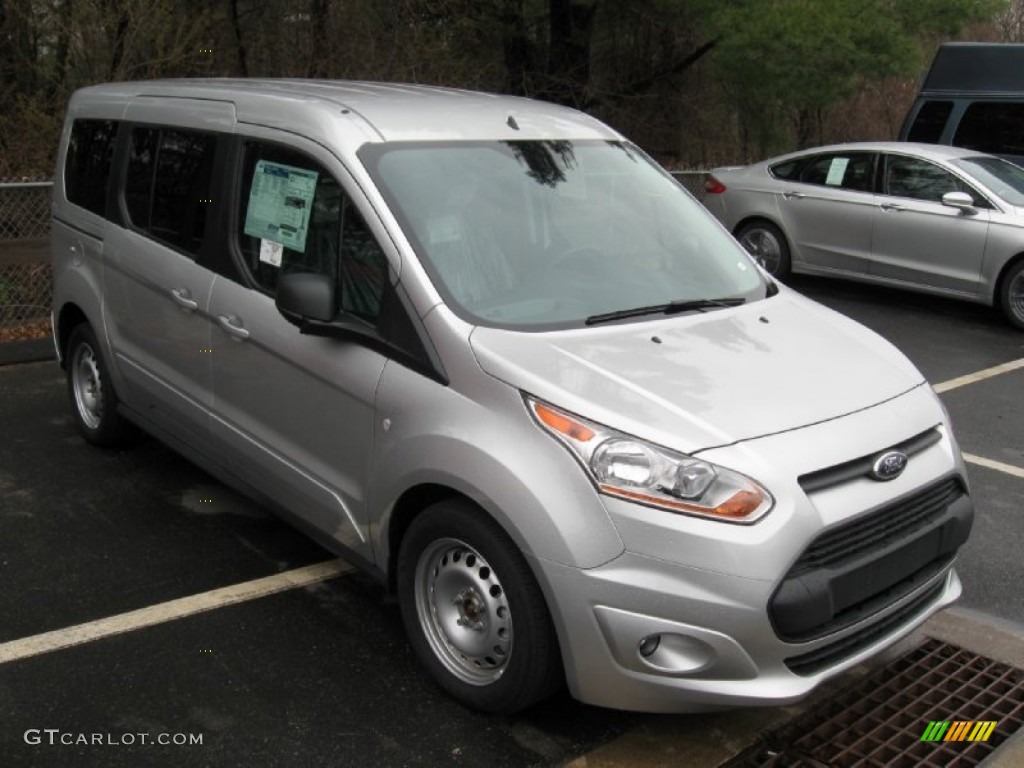 Silver Metallic 2014 Ford Transit Connect XLT Wagon Exterior Photo #92930035